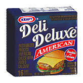 Kraft Deli Deluxe American Slices 16 Ct Left Picture